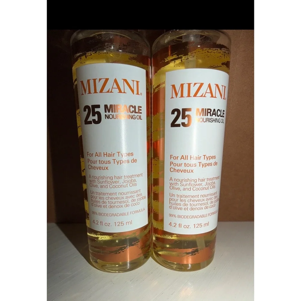 Mizani 25 Miracle Nourishing Oil Set of 2 Hair Treatment All Hair Care‎ Types